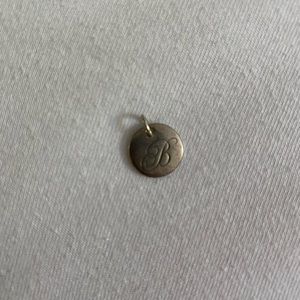 Tiffany Notes - Letter "B” Disc Charm